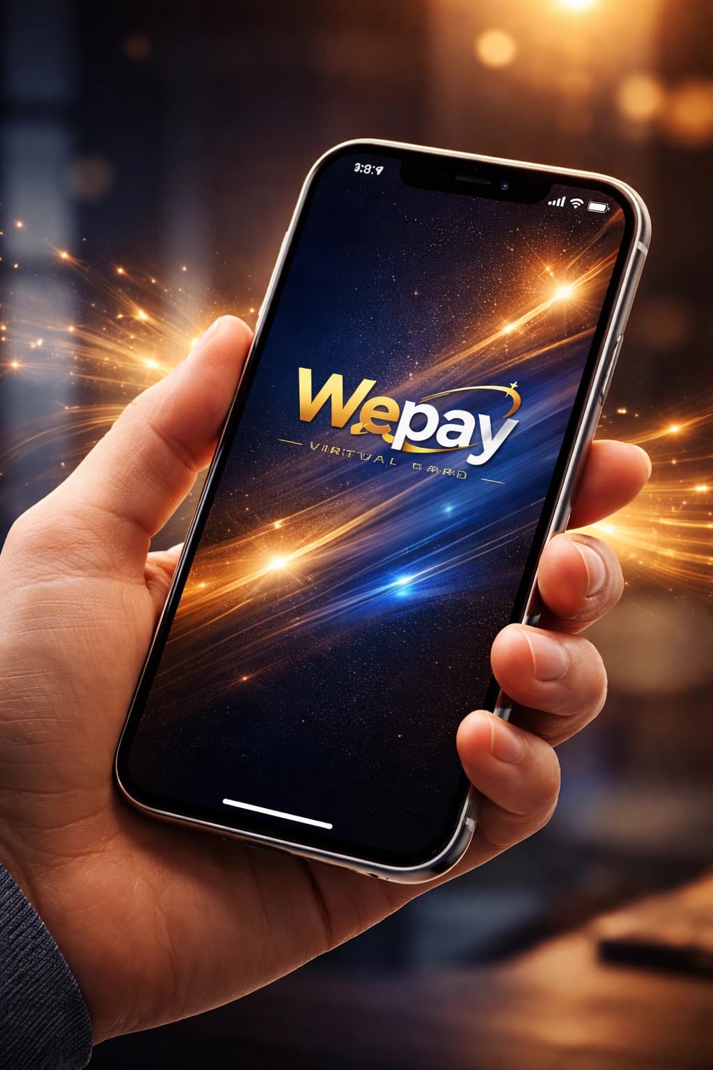 결제 카드를 든 전문가